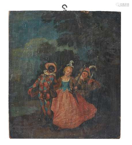 MANNER OF ANTOINE WATTEAU, FÊTE GALANTE