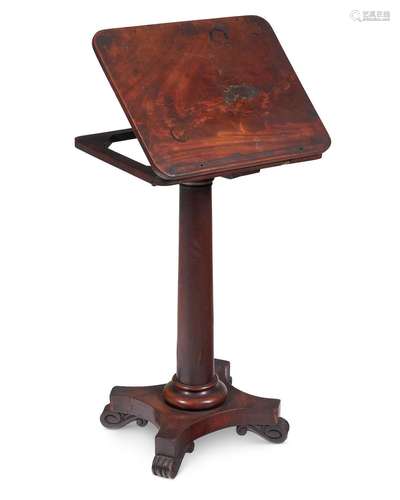 A REGENCY MAHOGANY READING TABLE, CIRCA 1820