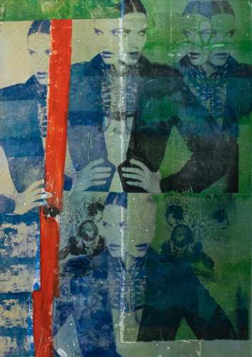 Pol Mara (1920-1998), Les modes passent, mixed media on pane...