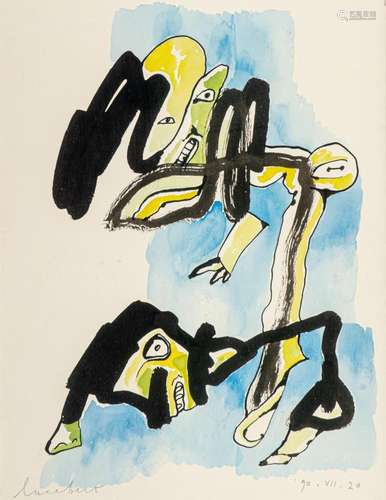 Lucebert (1924-1994), untitled, 1990, ink and watercolour, 2...