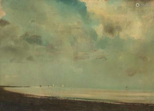 Floris Jespers (1889-1965), marine, oil on canvas, 55 x 75 c...