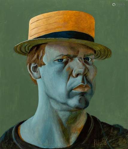 Philip Akkerman (1957), Self-portrait, 1996, oil on canvas, ...