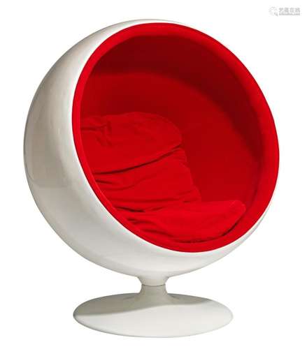 A Globe or Ball Chair by Eero Aarnio, Finland, 1966, H 120 c...