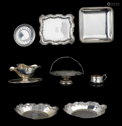 A various silver collection by Delheid - Brussels, total wei...