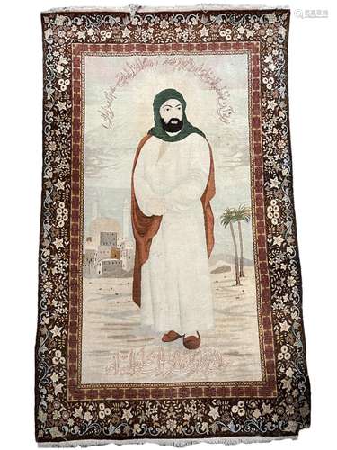 A KASHAN RUG, 19TH CENTURY