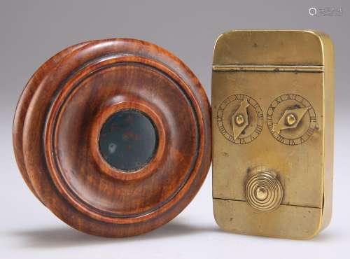 TWO 19TH CENTURY SNUFF BOXES