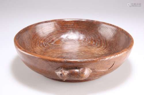 ROBERT THOMPSON OF KILBURN, AN EARLY MOUSEMAN OAK BOWL