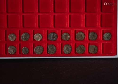 FIFTEEN LATE ROMAN COINS