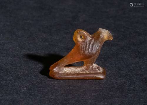 AN EGYPTIAN CARNELIAN GRIFFIN AMULET, NEW KINGDOM, 1550-1070...