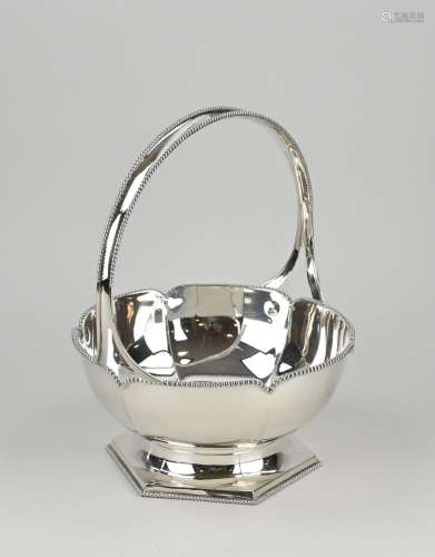 Silver bowl with handle