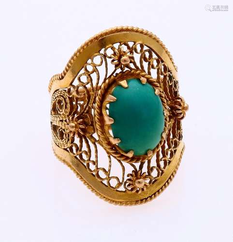 gold filigree ring