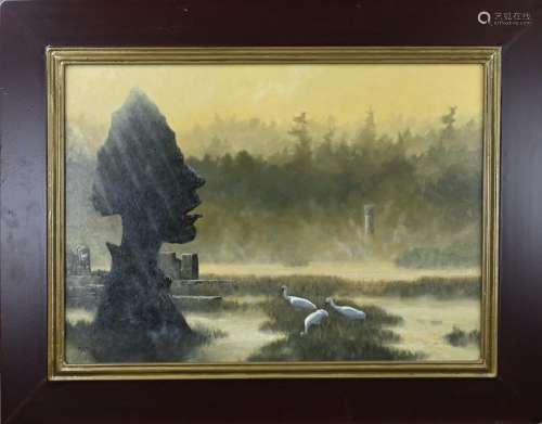 ULCO, Surreal landscape with herons