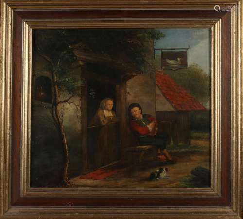 Unclear, Figure with beer mug for tavern