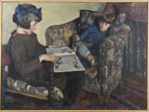 Paul Dom, Two girls in interior