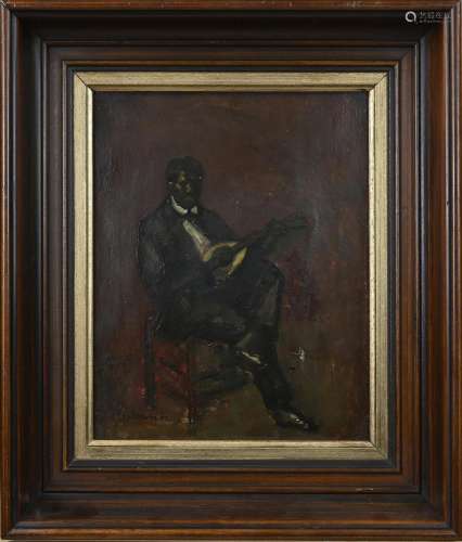 H. van Leeuwen van Oudewater, Negro musician