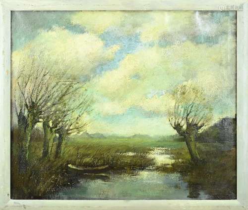 Unsigned, Landscape with pollard willows