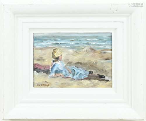 Cor Schaap, Girl on the beach