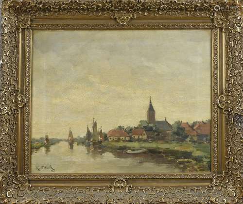 Hugo van Schaik, Dutch river view