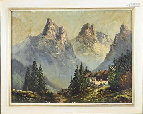 I. Schmidt, Swiss mountain landscape