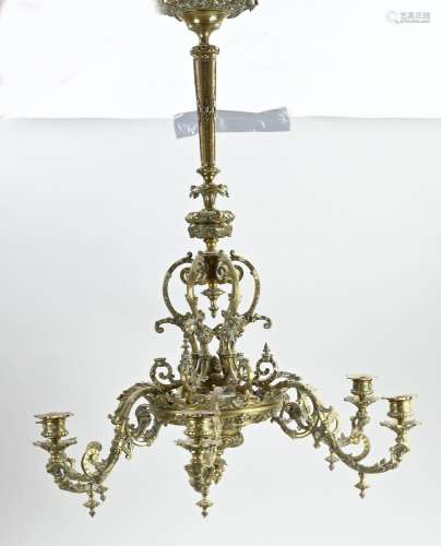 Antique candle chandelier, 1900