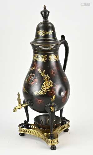 18th century pewter tap jug