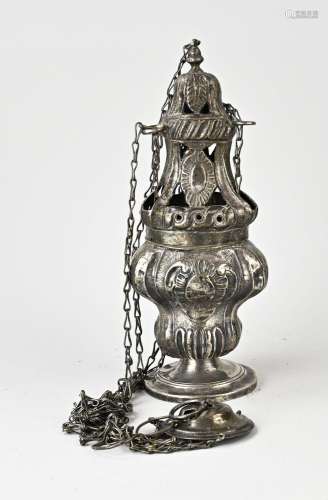 18th - 19th century plated God's lamp