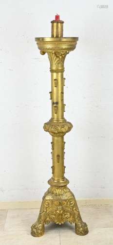 Large ecclesiastical candlestick, H 125 cm.