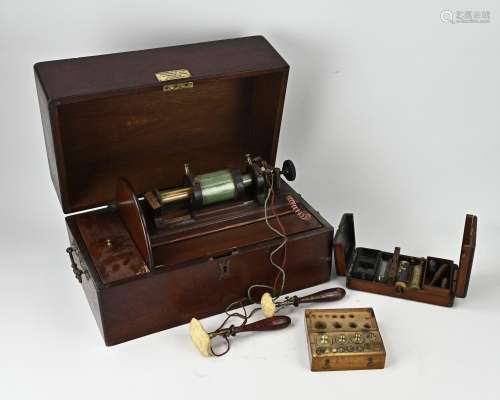 Two antique electromechanical devices (medical)