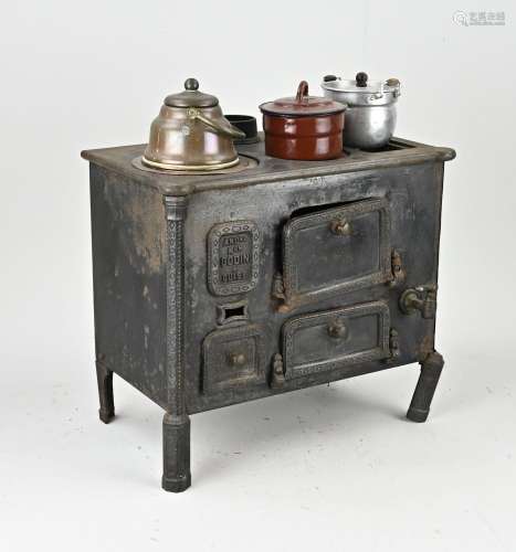 Antique French children's stove