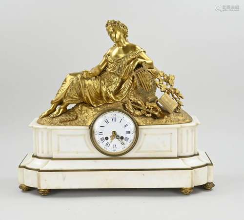 French mantel clock, 1860