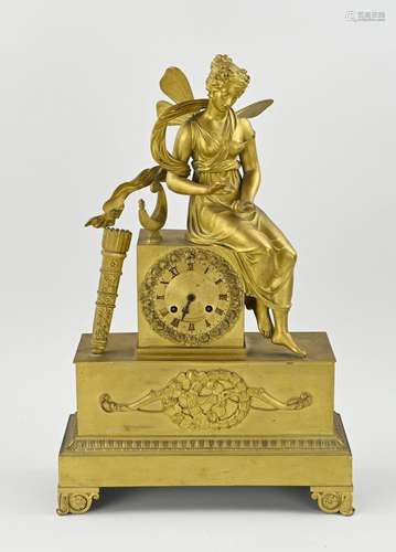 French Empire mantel clock, 1820