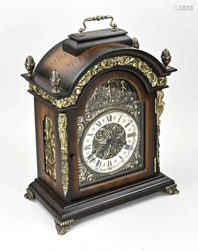 German table clock, H 47 cm.