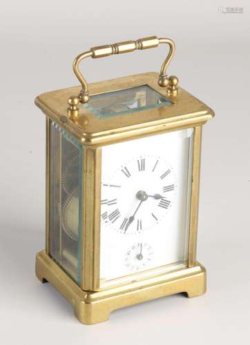 Antique French travel alarm clock, 1900