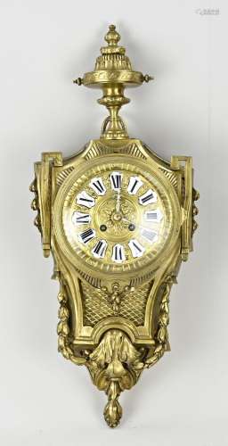 Bronze Cartel clock, 1870