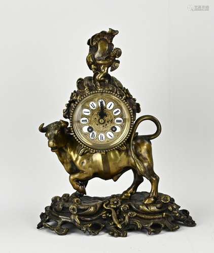 French Charles Dix mantel clock, 1840