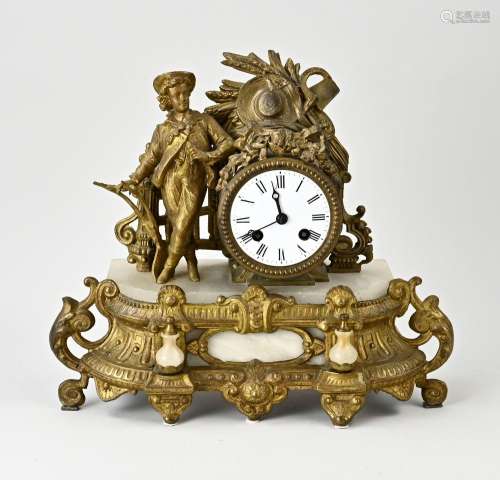 Antique French mantel clock, 1870