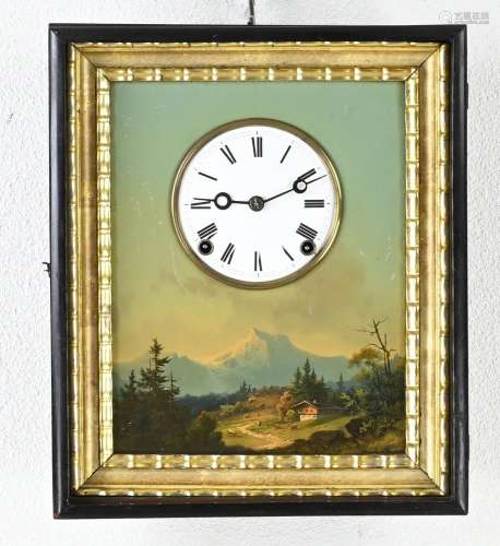 Antique Schwarzwalder hanging clock, 1860