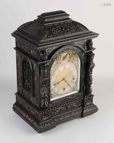 Antique English table clock, 1890