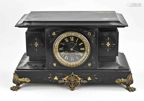 French mantel clock, 1880