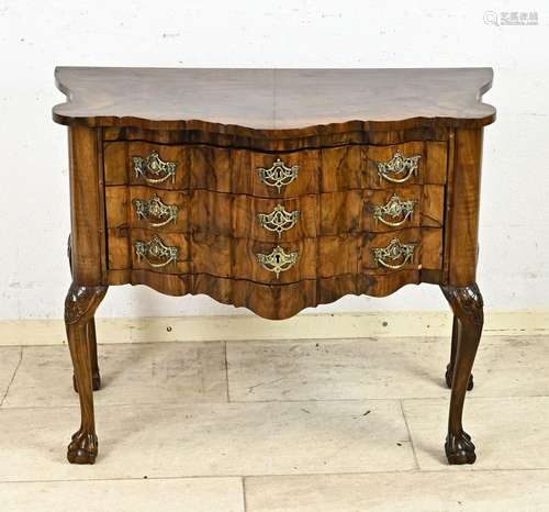 burr nut chest of drawers