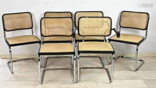 6x Cesca (Breuer) chairs