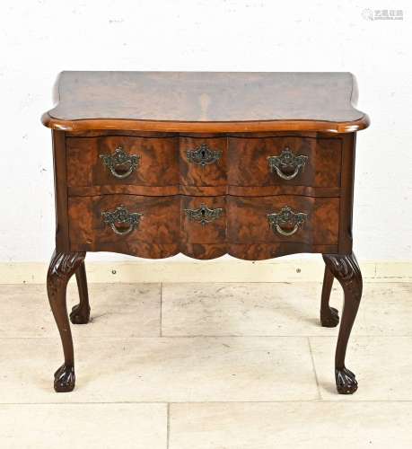 burr nut chest of drawers