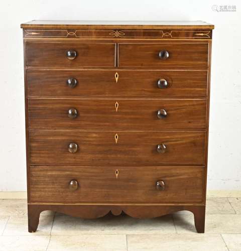 19th century English chest of drawers