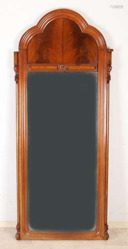 Louis Philippe mirror, H 183 x W 78 cm.