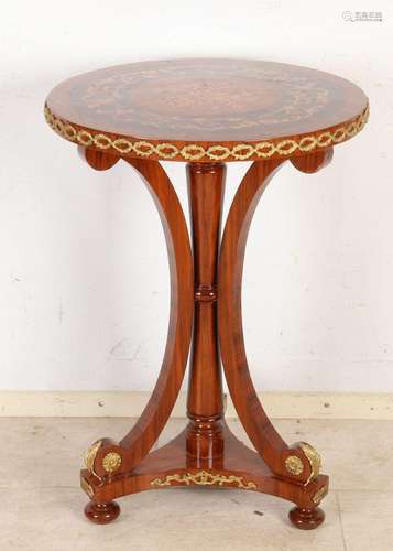 Table with marquetry