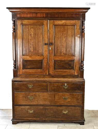 English linen cabinet