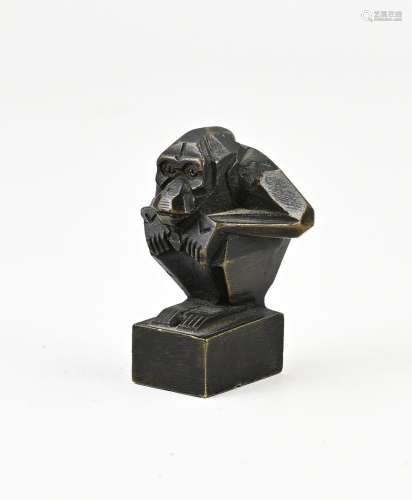 Antique Bronze Monkey (paperweight)