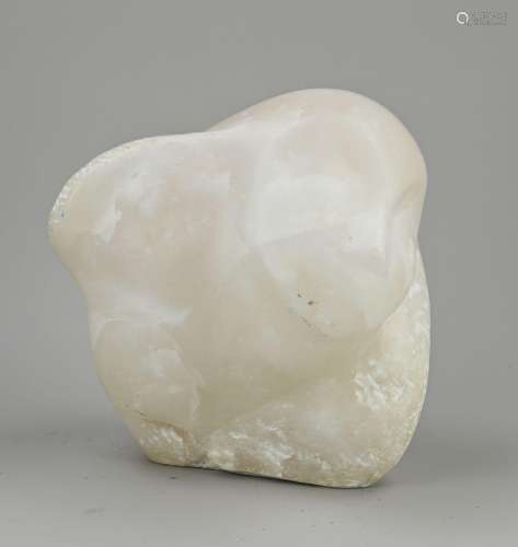 Alabaster sculpture, H 23 cm.