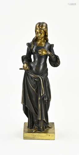 Antique bronze figure, 1900