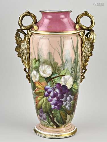 Large Art Nouveau vase, H 50.5 cm.